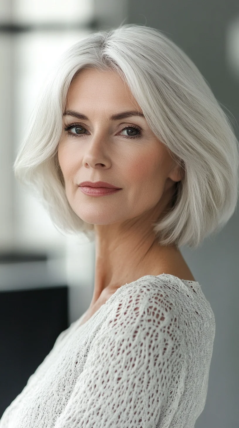 Effortlessly Elegant: The Chic Wavy Bob for Sophisticated Style