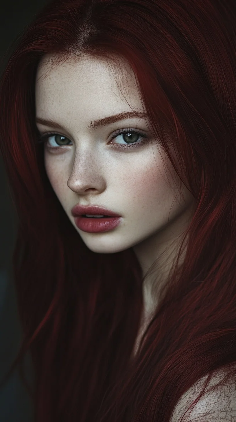 Effortlessly Enchanting: The Lush Long Red Tresses for a Bold Statement