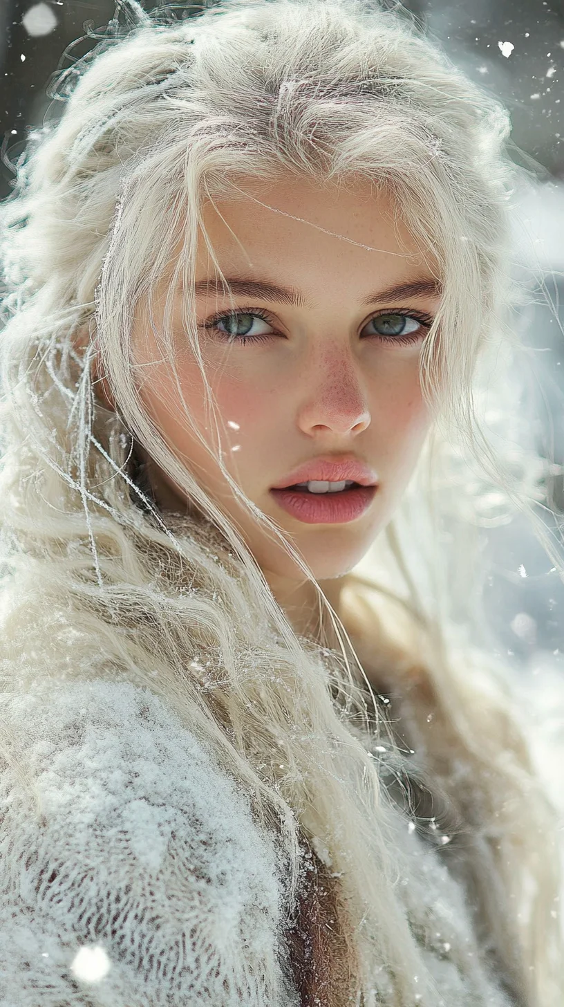 Effortlessly Ethereal: The Frozen-Inspired Long Wave Hairstyle