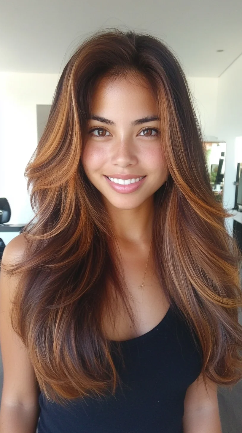 Effortlessly Glamorous: Embrace Lush Layers and Radiant Highlights!