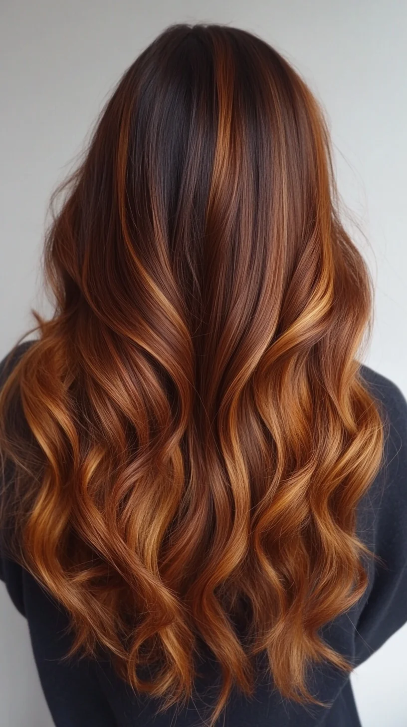 Effortlessly Glamorous: Gorgeous Waves with Rich, Warm Tones