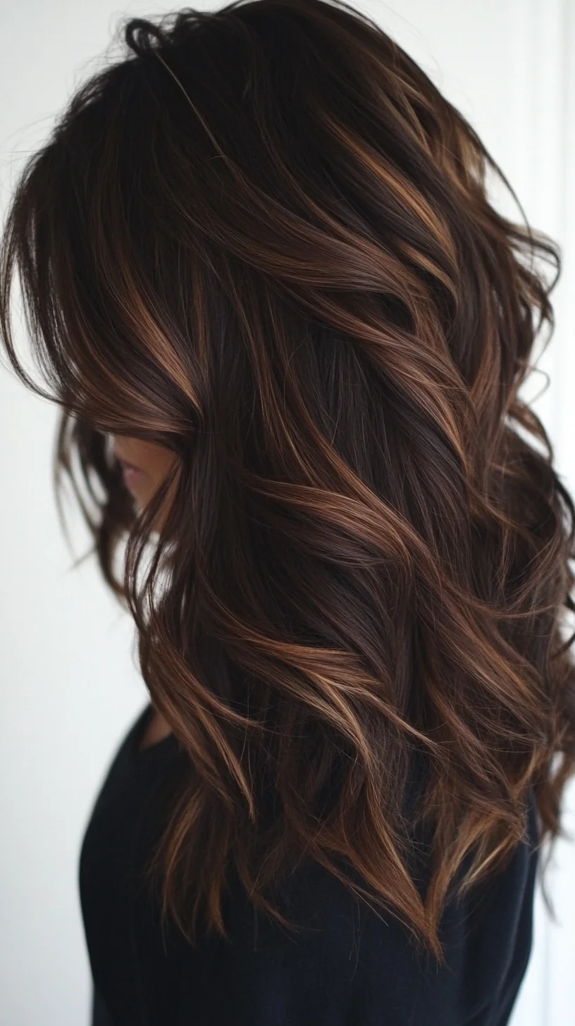Effortlessly Glamorous: Luscious Waves with Stunning Highlights