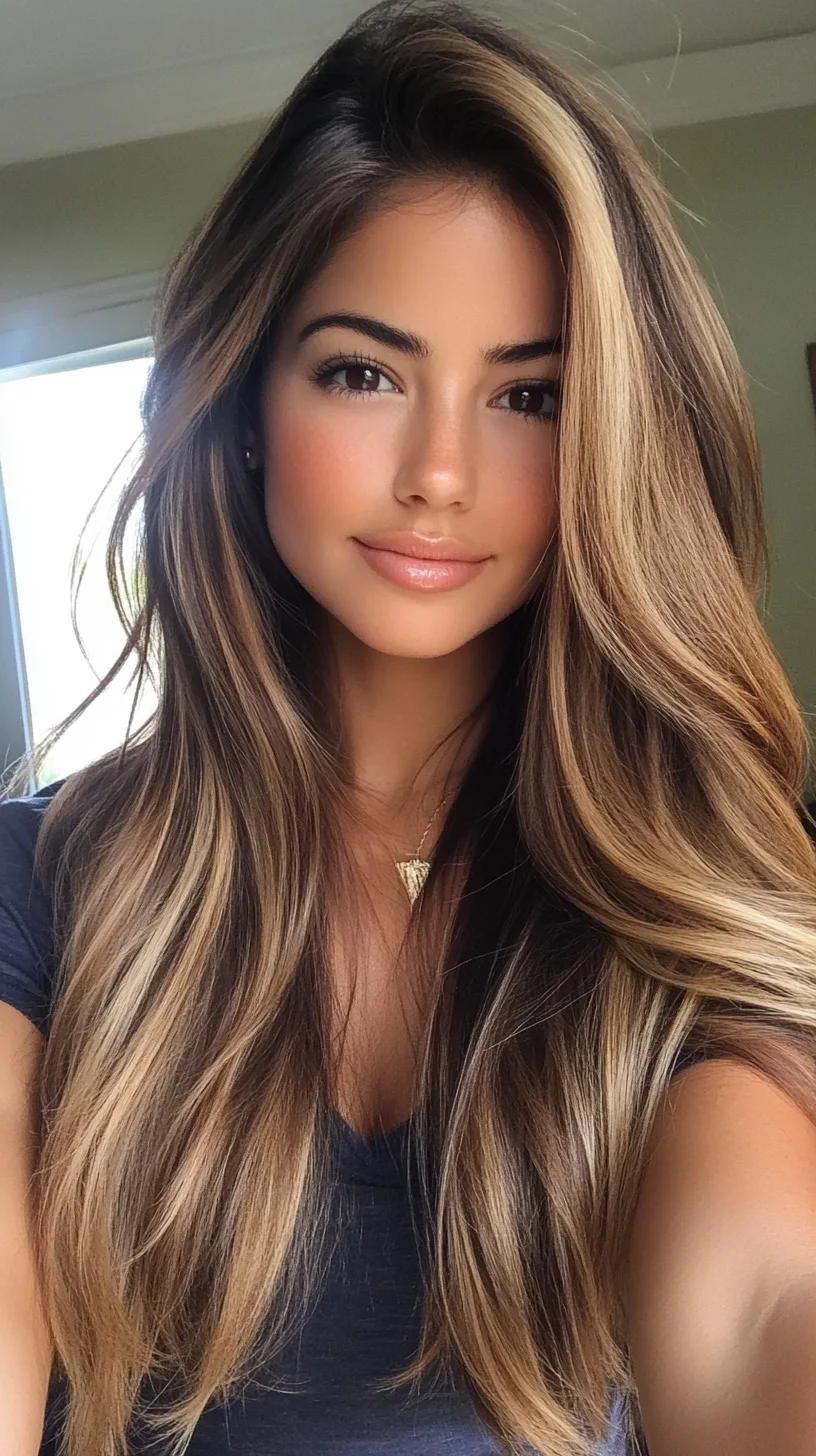Effortlessly Glamorous: The Beachy, Sun-Kissed Layers Hairstyle