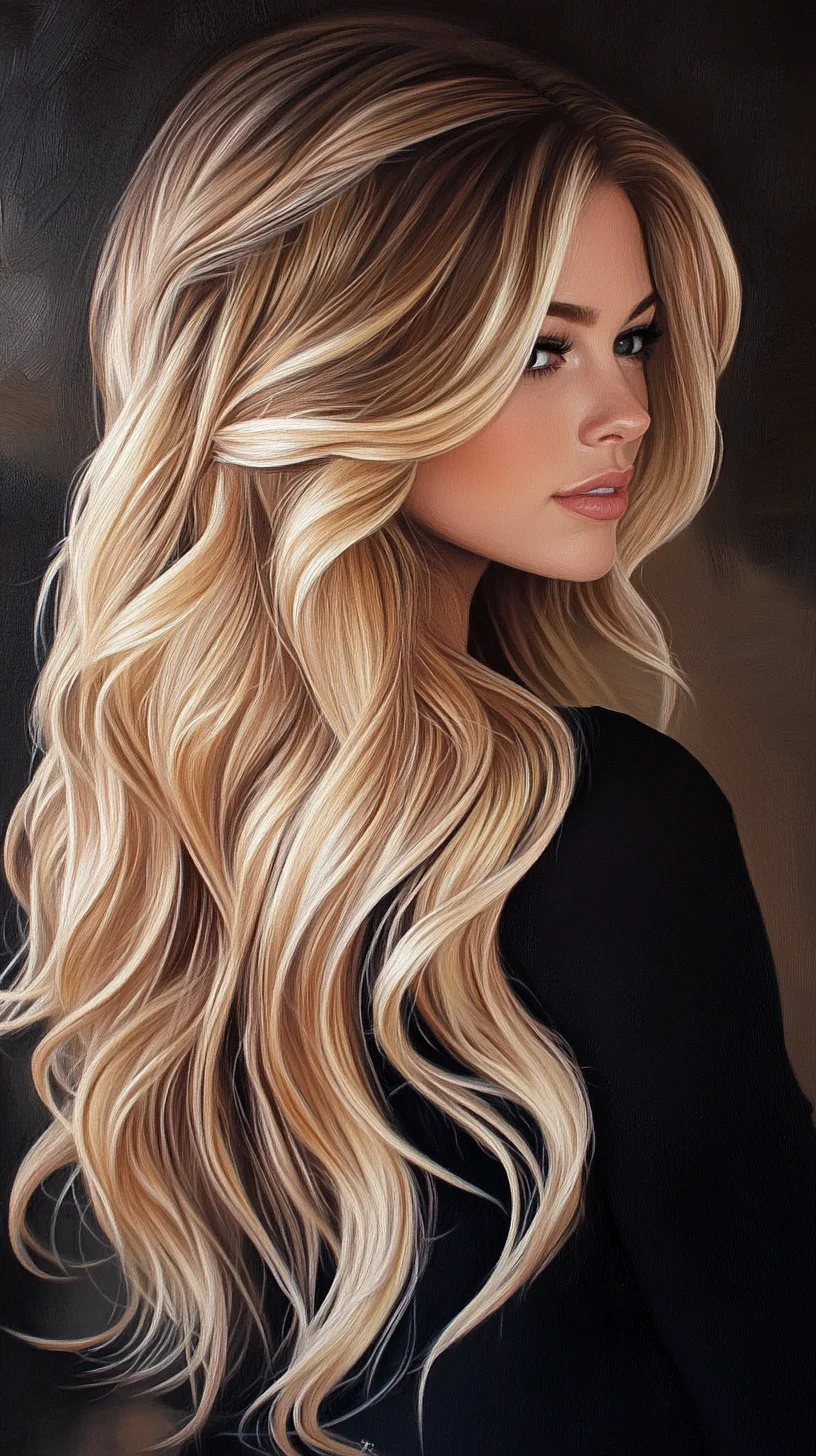 Effortlessly Glamorous: The Ultimate Long Layered Waves for Stunning Locks