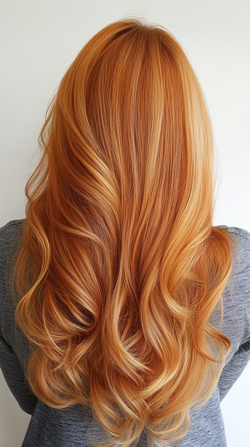Effortlessly Glamorous Waves: The Perfect Touch for Vibrant Locks