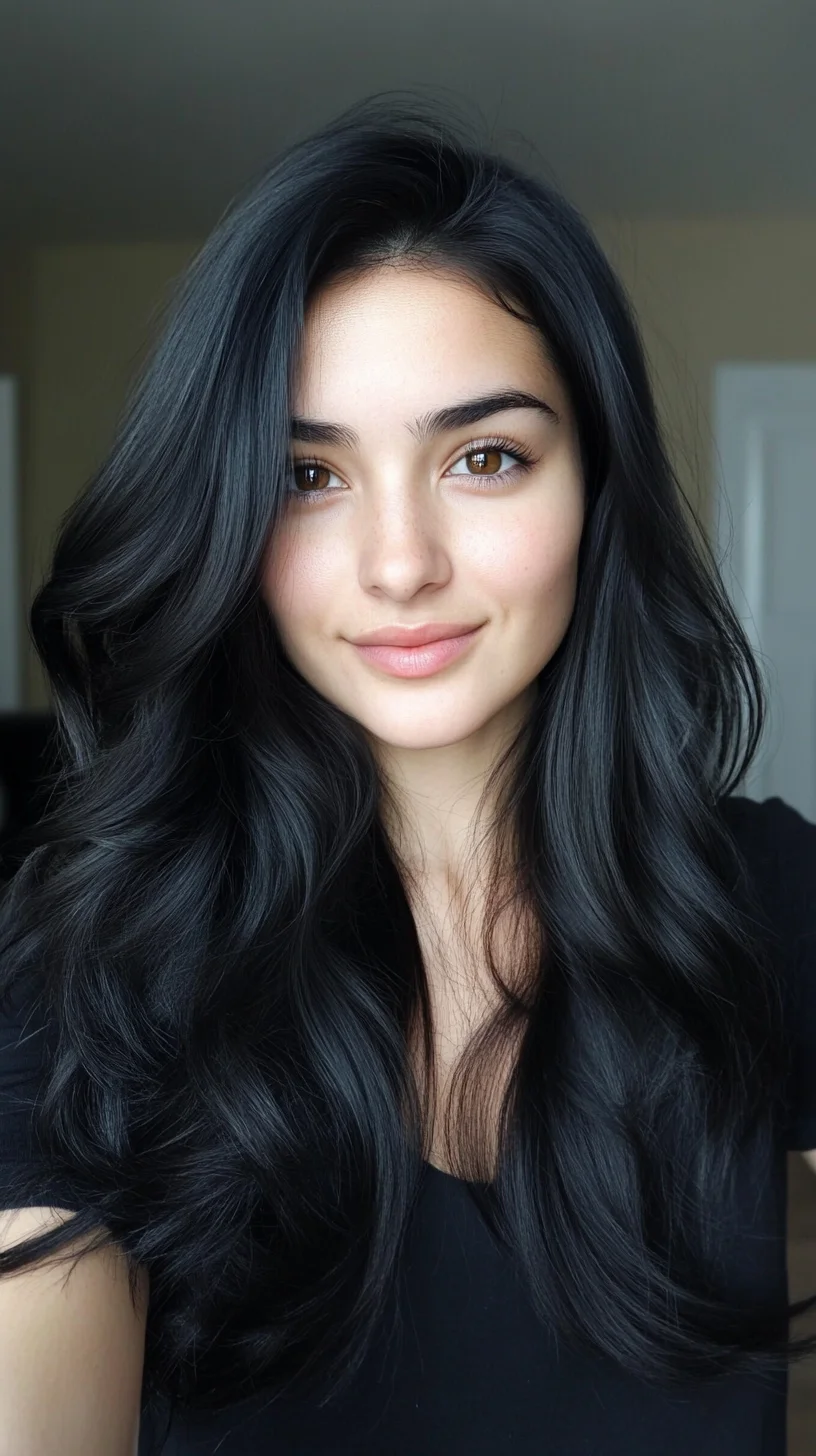 Effortlessly Glamorous Waves: The Ultimate Luscious Long Hair Look