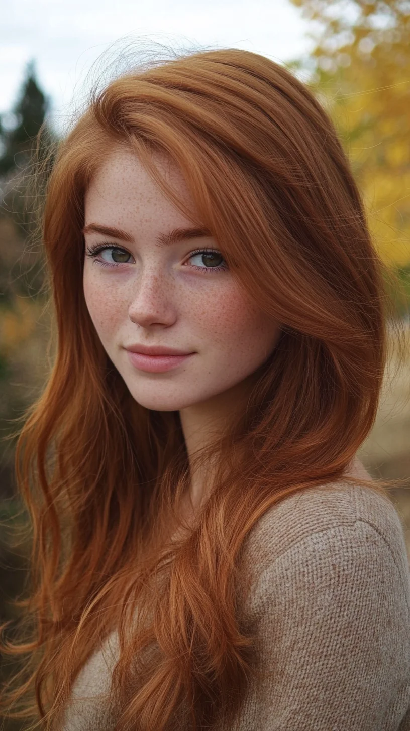 Effortlessly Gorgeous Waves: Embrace Your Natural Red Locks