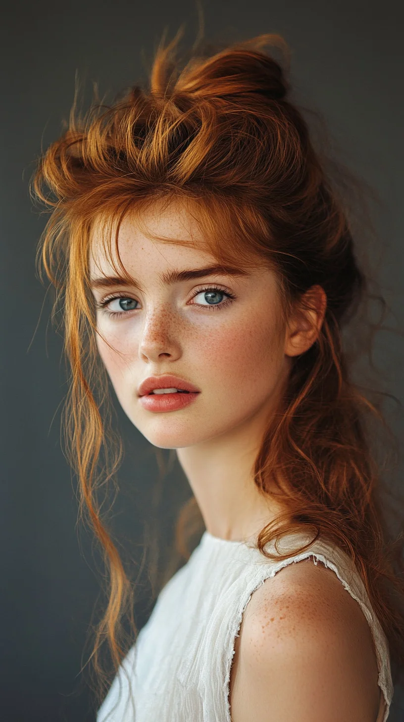Effortlessly Romantic: The Perfect Messy Bun with Soft Tendrils