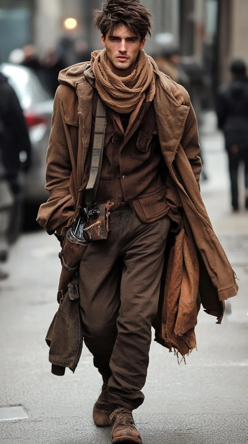Effortlessly Rugged: Mastering the Brown Layering Aesthetic
