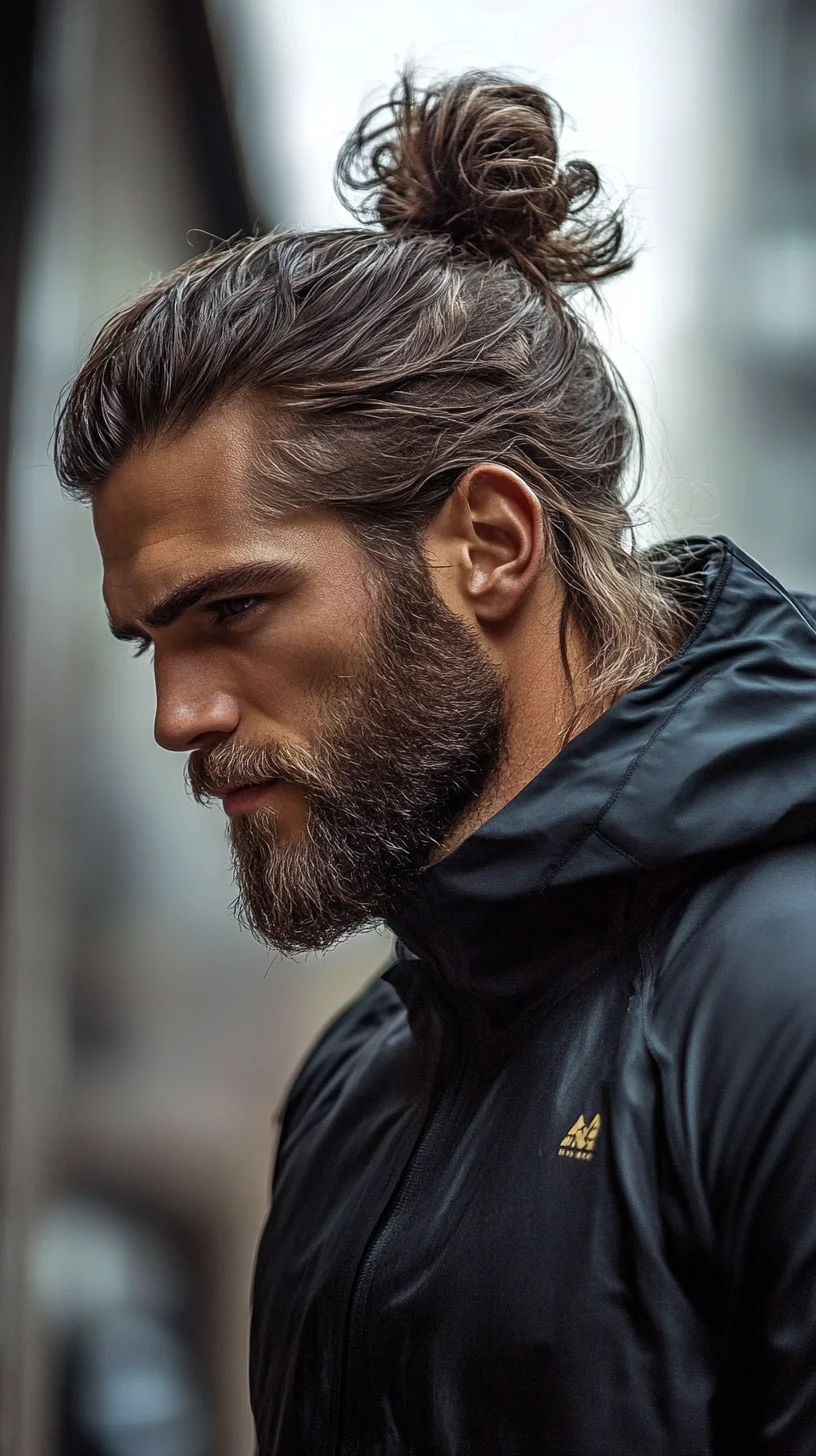 Effortlessly Rugged: Mastering the Modern Man Bun Look