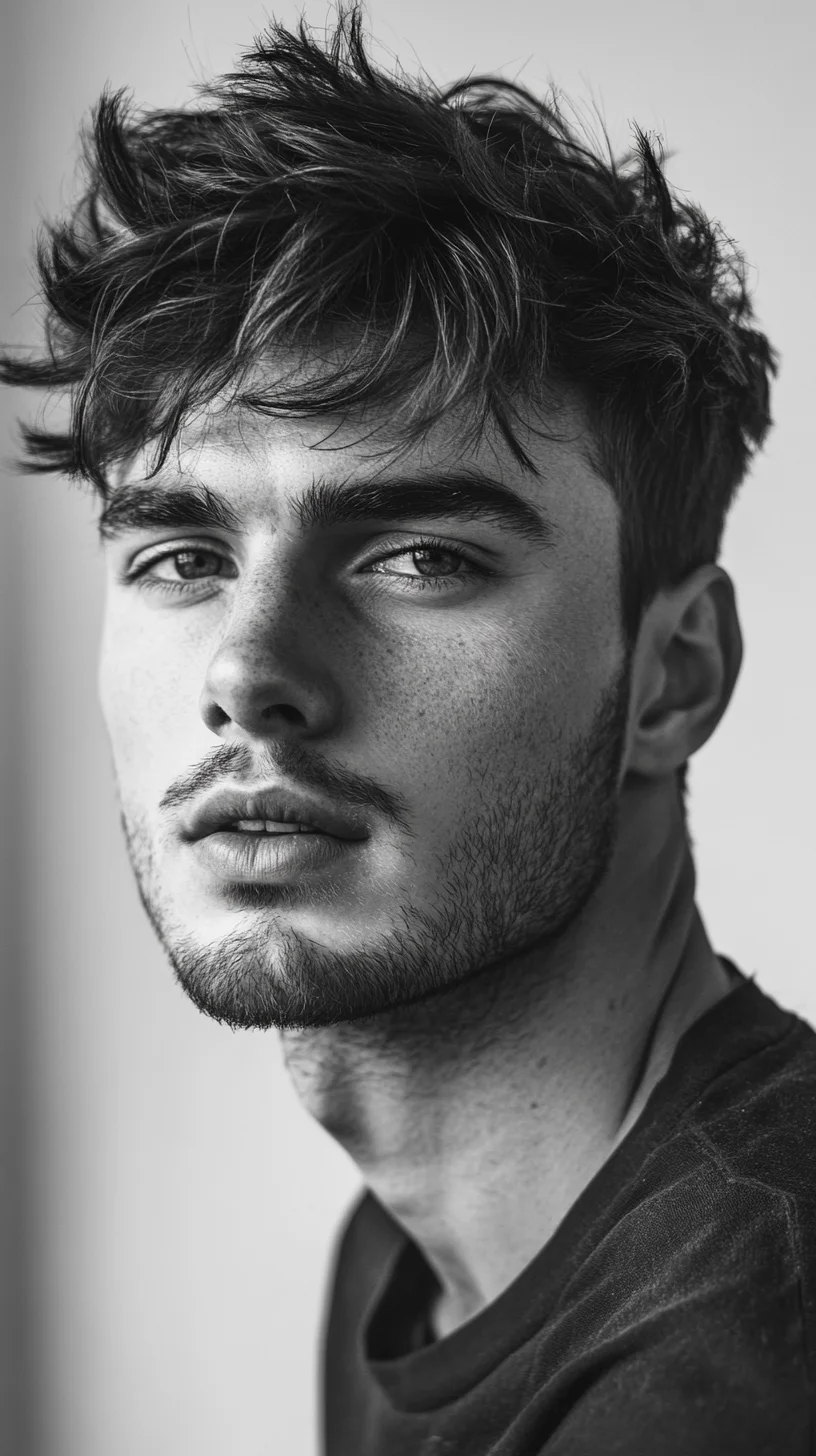 Effortlessly Rugged: Mastering the Untamed Charm of Textured Hair