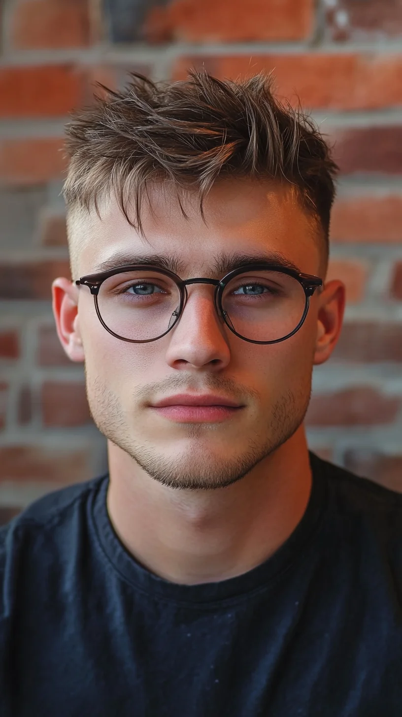Effortlessly Stylish: The Modern Masculine Look with Round Glasses