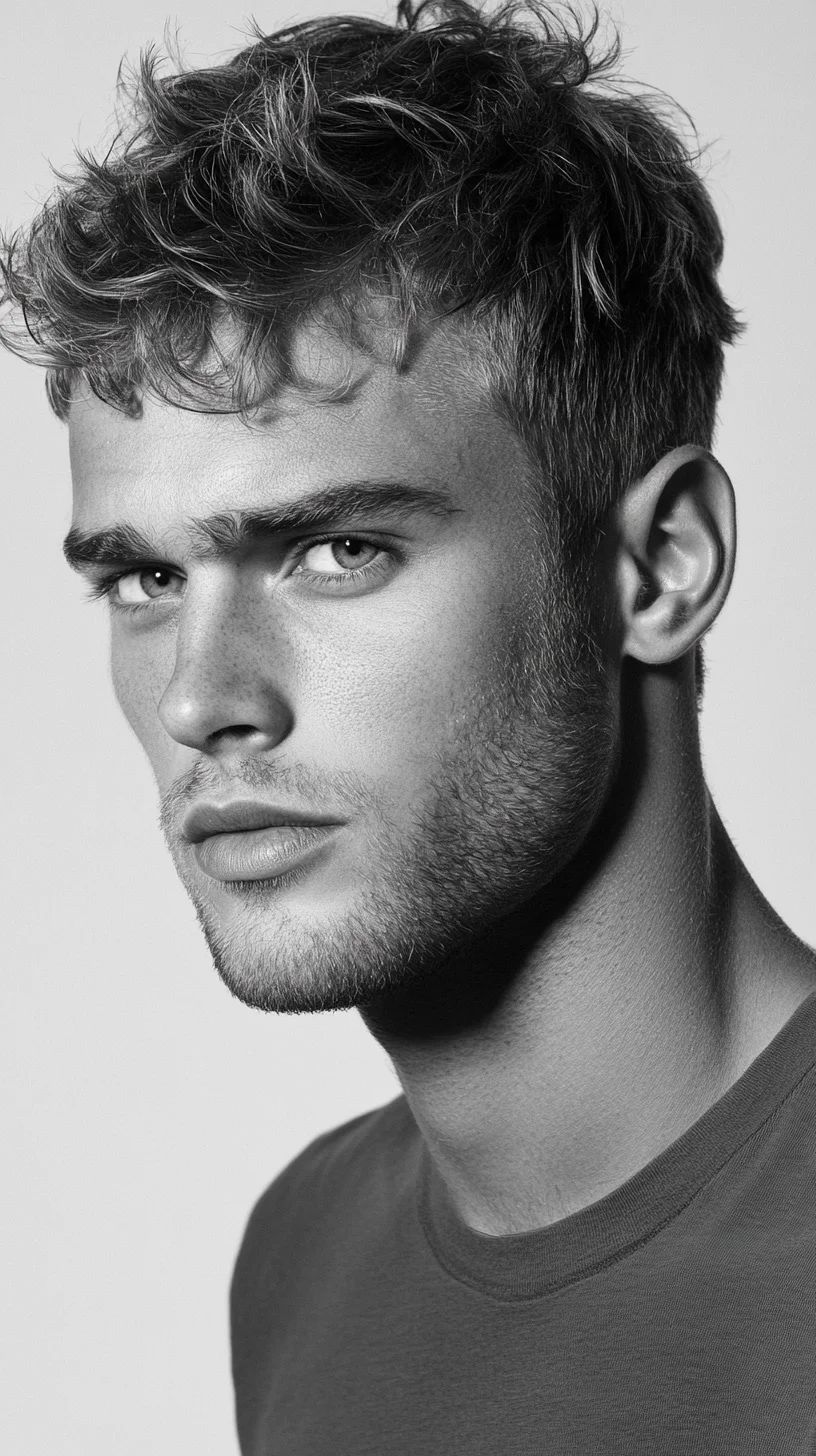 Effortlessly Stylish: The Modern Texture for a Ruggedly Handsome Look