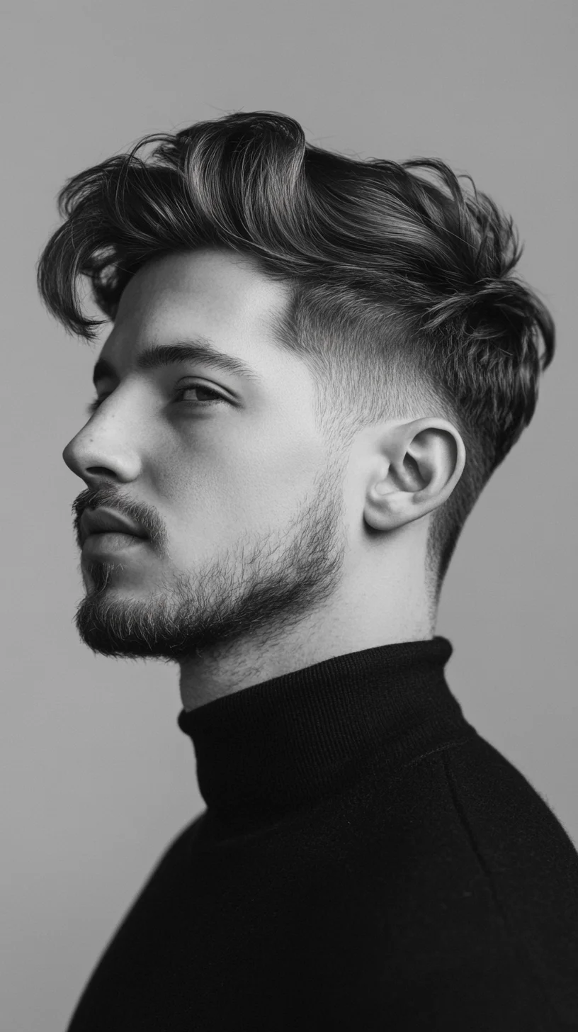 Effortlessly Stylish: The Modern Textured Crop with Sharp Undercut