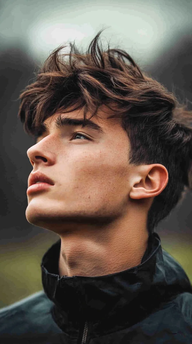 Effortlessly Stylish: The Trendy Textured Hair Look for Modern Men