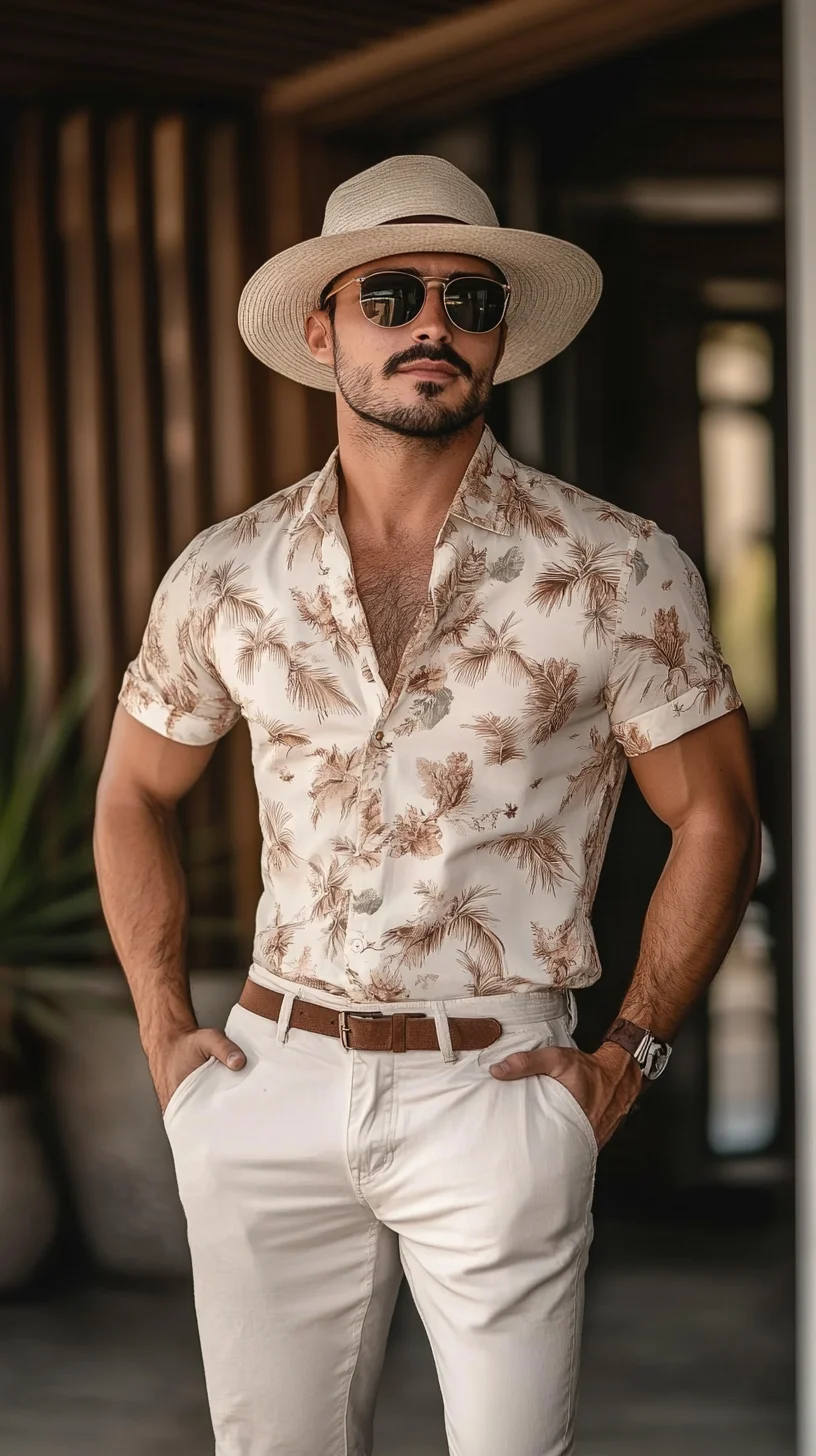 Effortlessly Stylish Tropical Vibes for Modern Men
