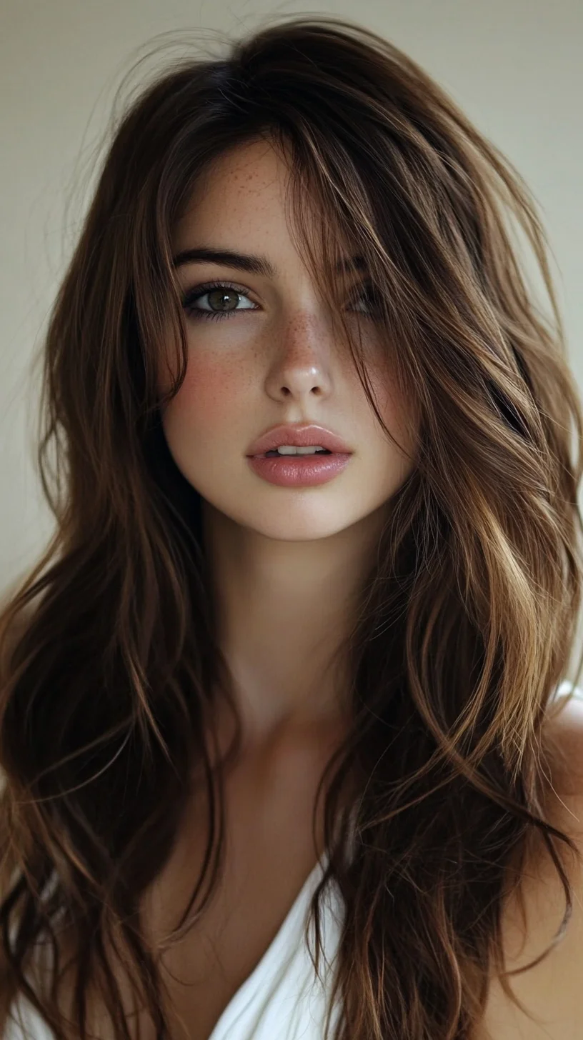 Effortlessly Tousled Waves: The Ultimate Casual Glam Look