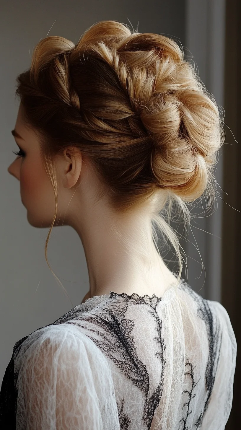 Elegant Braided Updo: A Timeless Hairstyle for Any Occasion