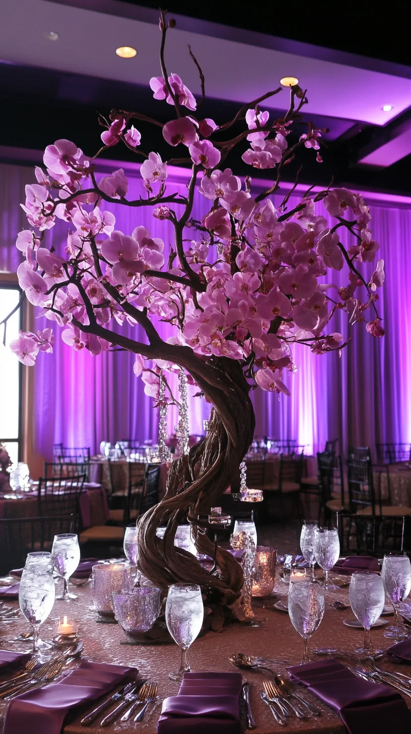 Elegant Floral Centerpieces: Transforming Spaces with Orchid Glamour