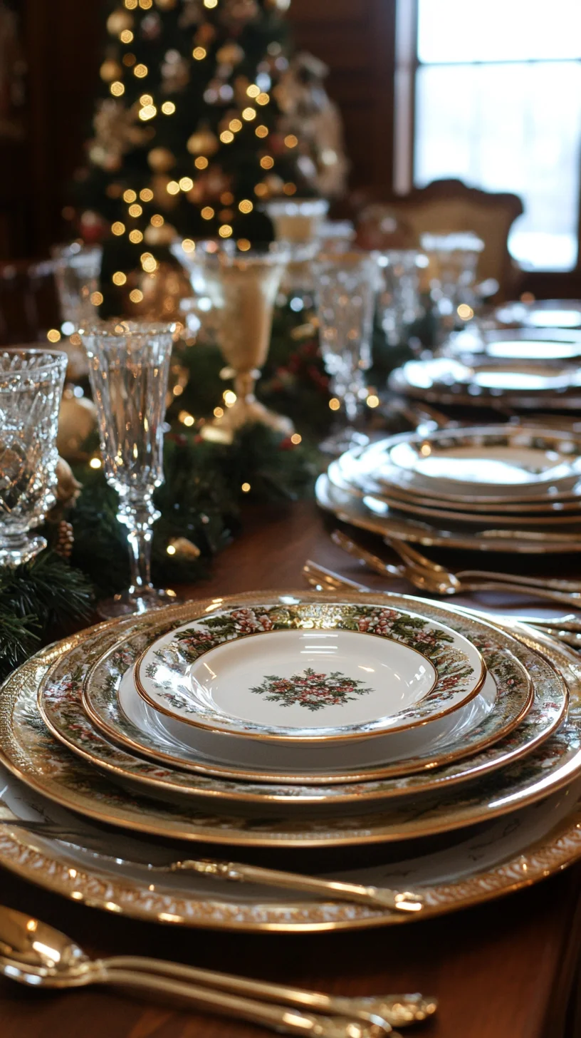 Elegant Holiday Dining: Timeless Table Settings for Festive Gatherings