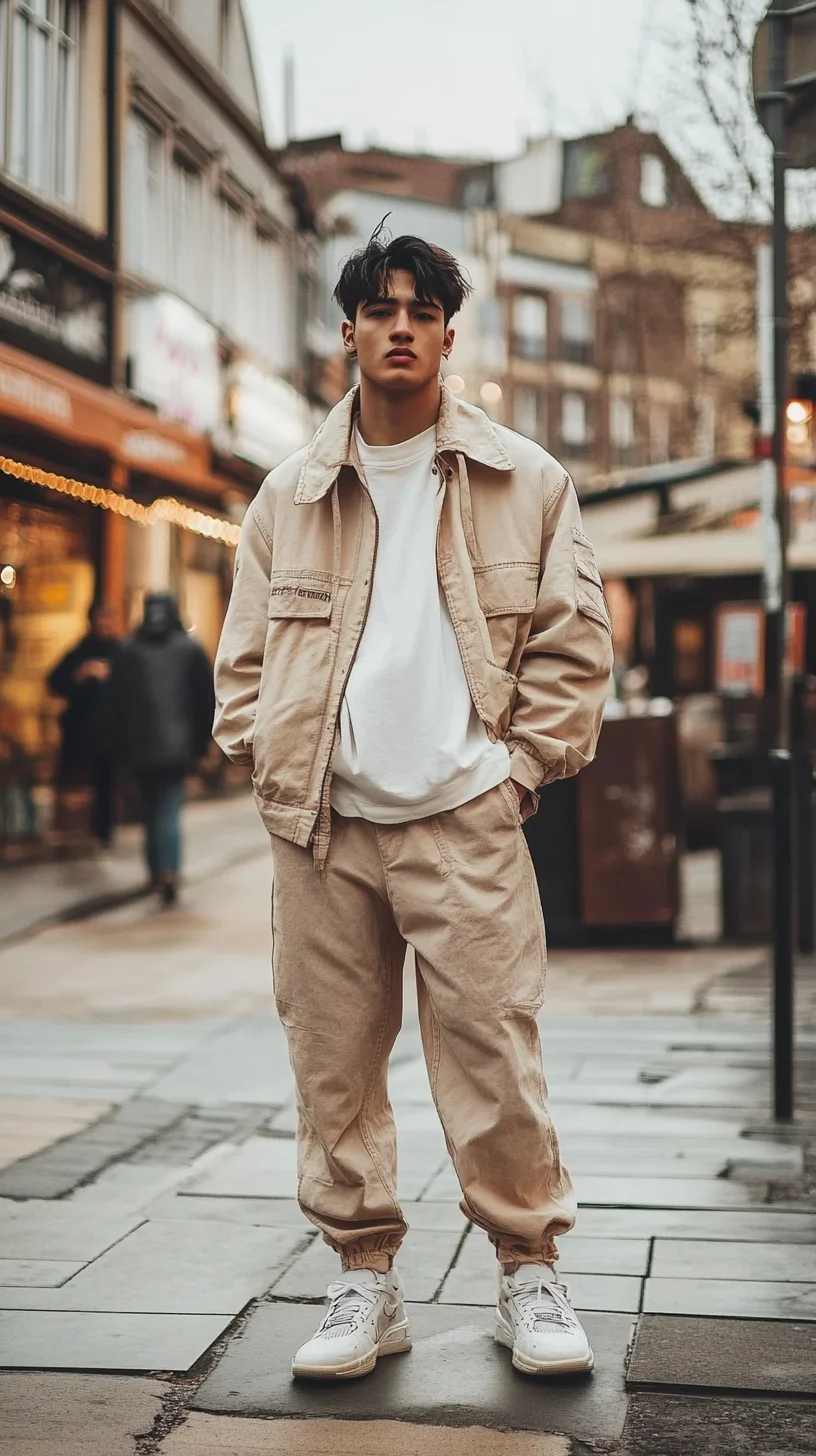 Elevate Casual Chic: The Versatile Utility Ensemble for Modern Men
