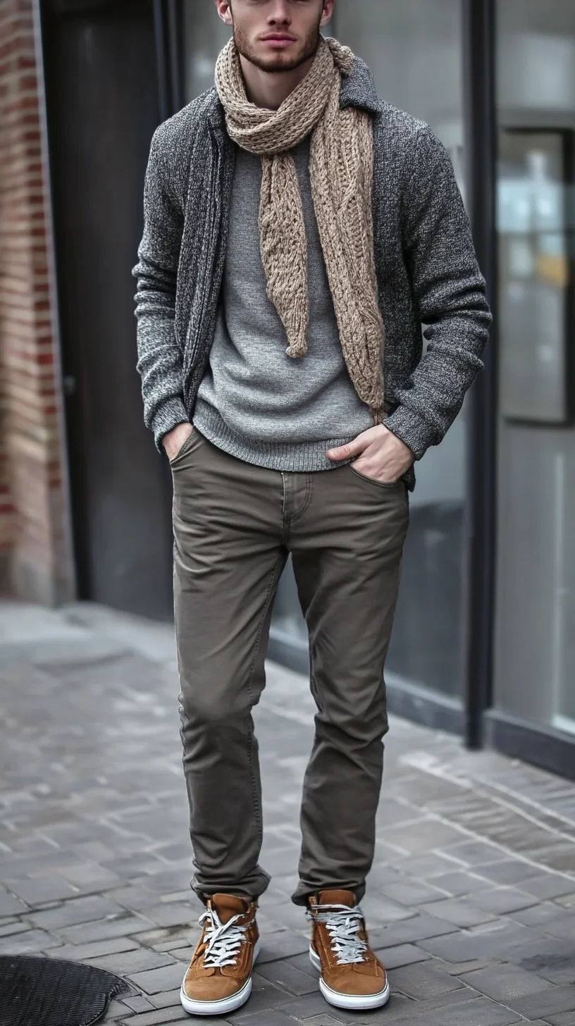 Elevate Your Casual Look with Cozy Textures and Earthy Tones