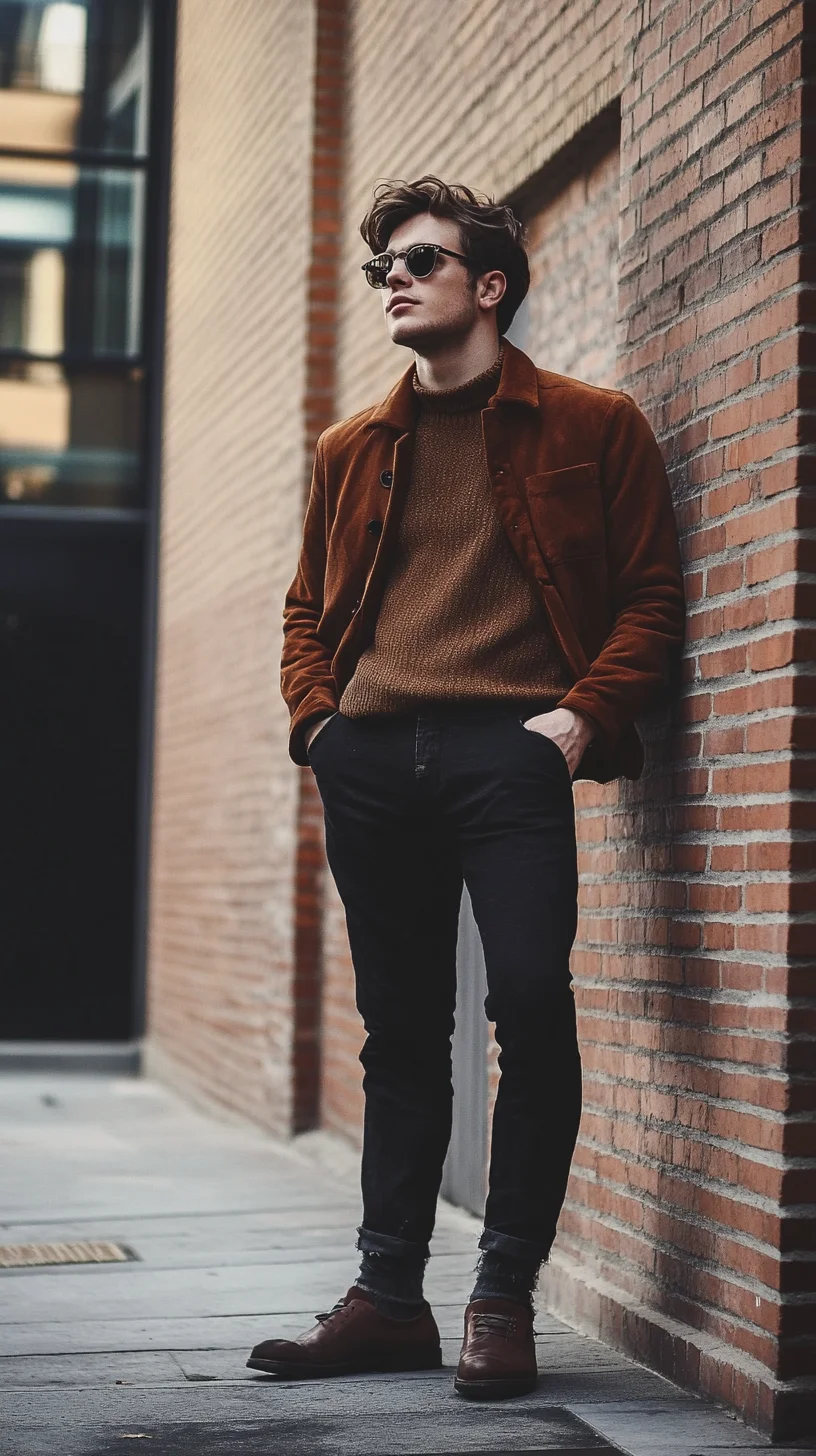 Elevate Your Casual Look with Rich Textures and Earthy Tones