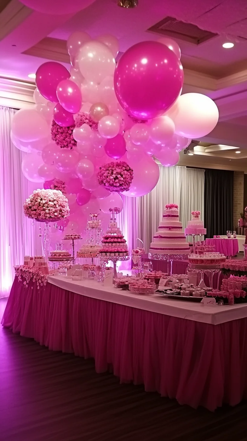Elevate Your Celebrations with Glamorous Pink Balloon Decor