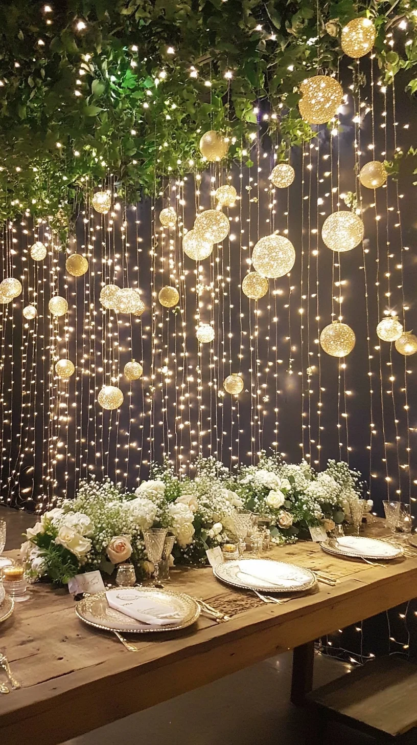 Elevate Your Dining Experience with Enchanting Fairy Light Décor