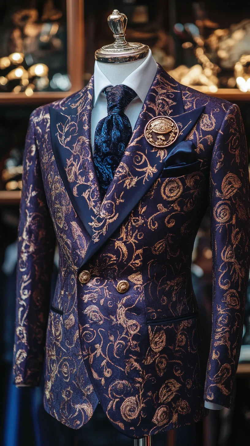 Elevate Your Elegance: Mastering the Luxurious Floral Pattern Suit