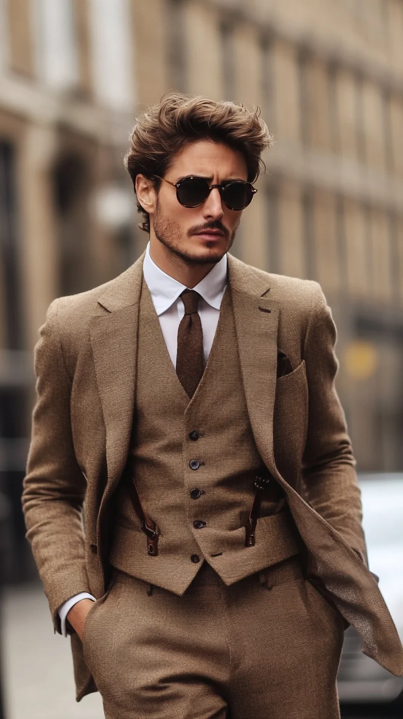 Elevate Your Elegance: Mastering the Timeless Brown Suit Look