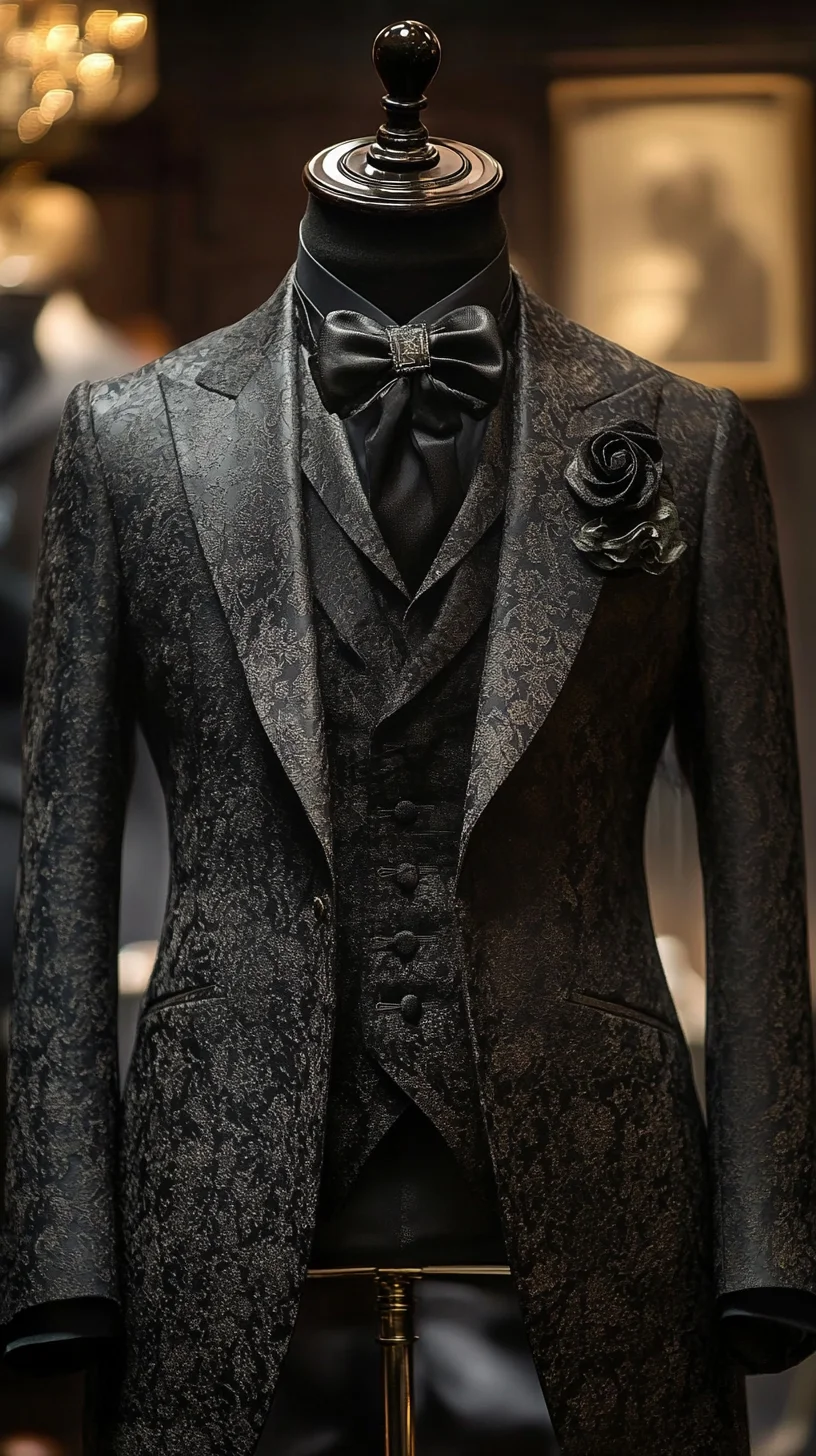 Elevate Your Elegance: The Art of Opulent Textured Tailoring