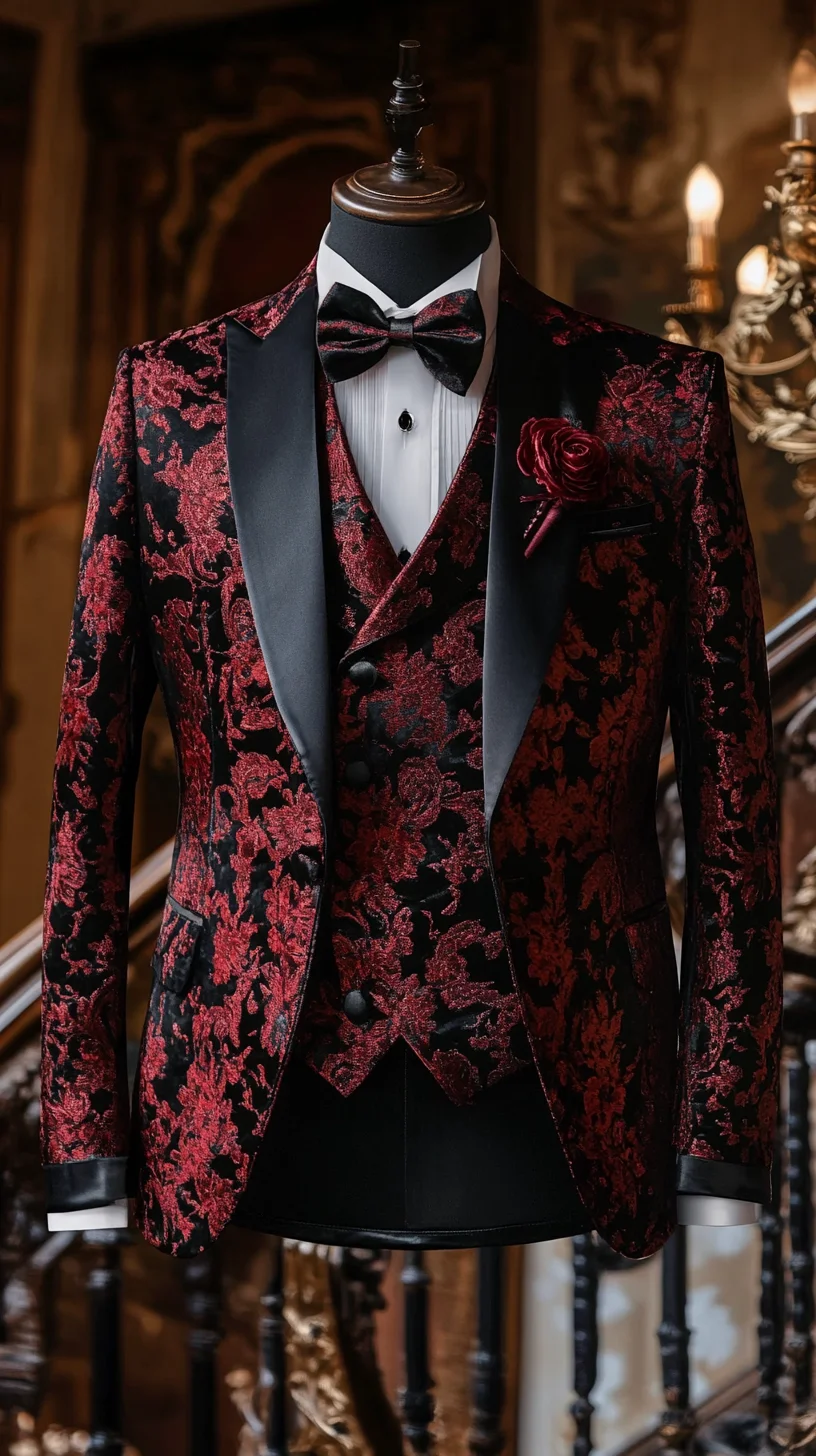 Elevate Your Elegance: The Art of Tailored Floral Tuxedos