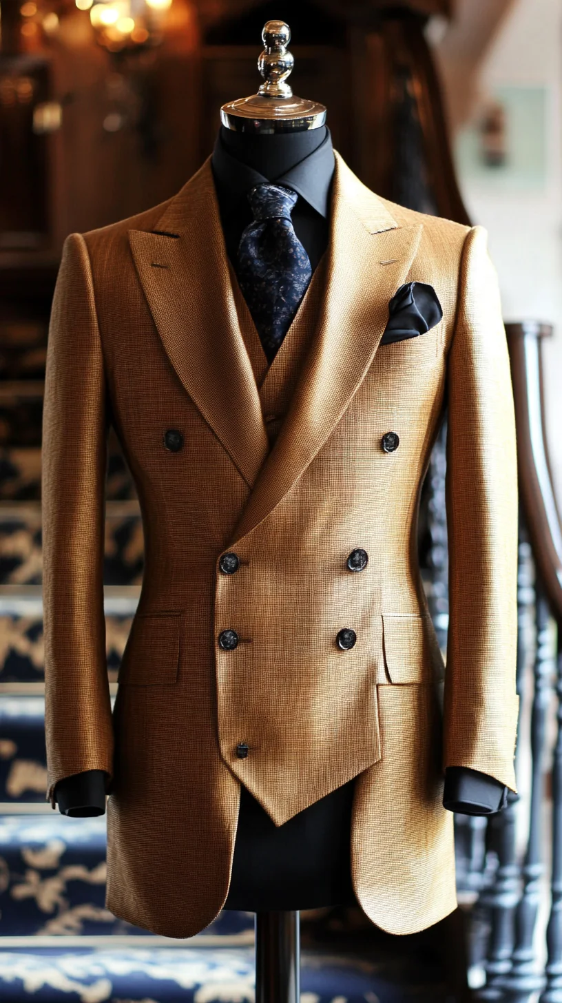 Elevate Your Elegance: The Bold Double-Breasted Suit for the Modern Gentleman