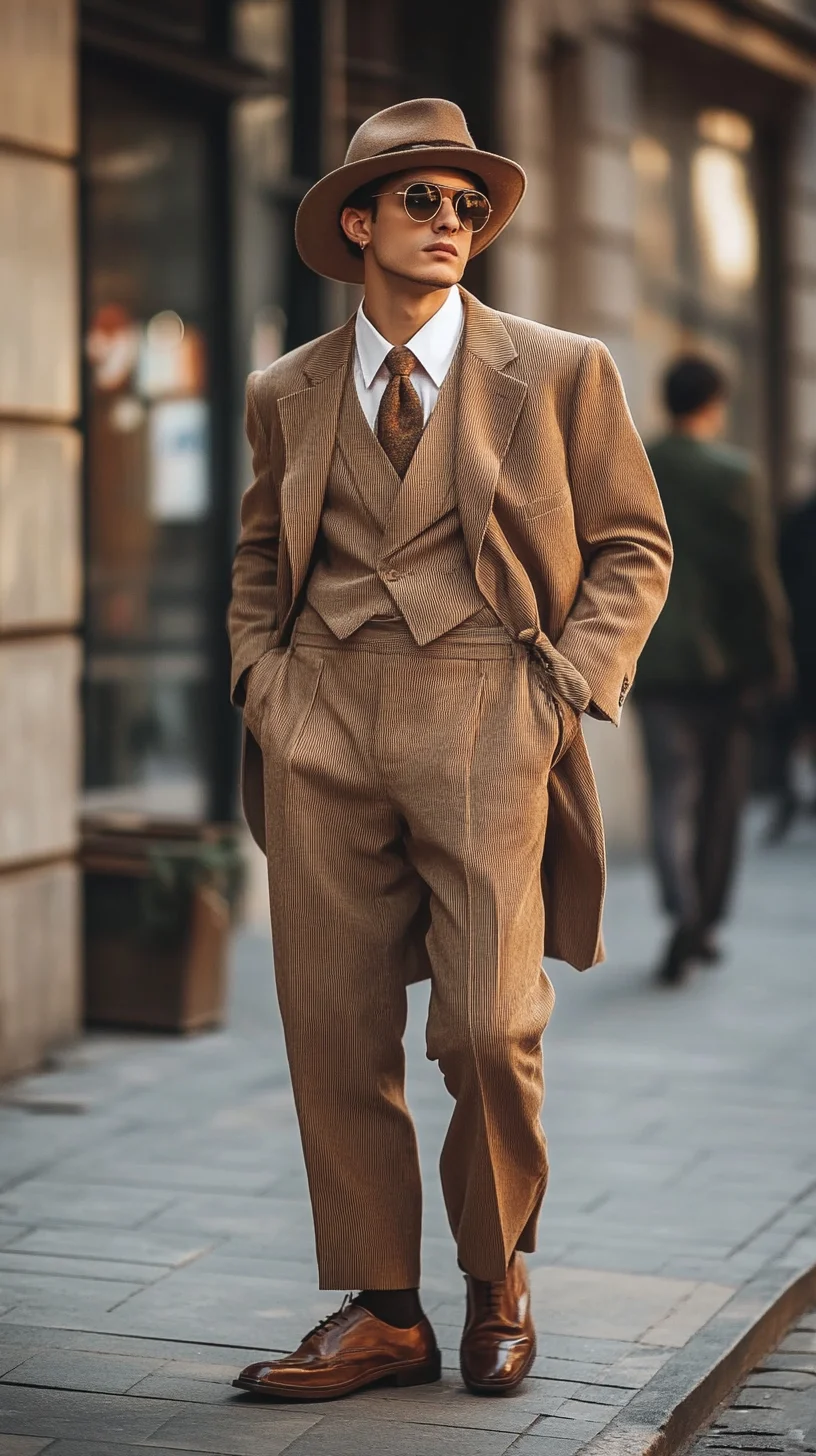Elevate Your Elegance: The Classic Men's Three-Piece Suit with a Modern Twist