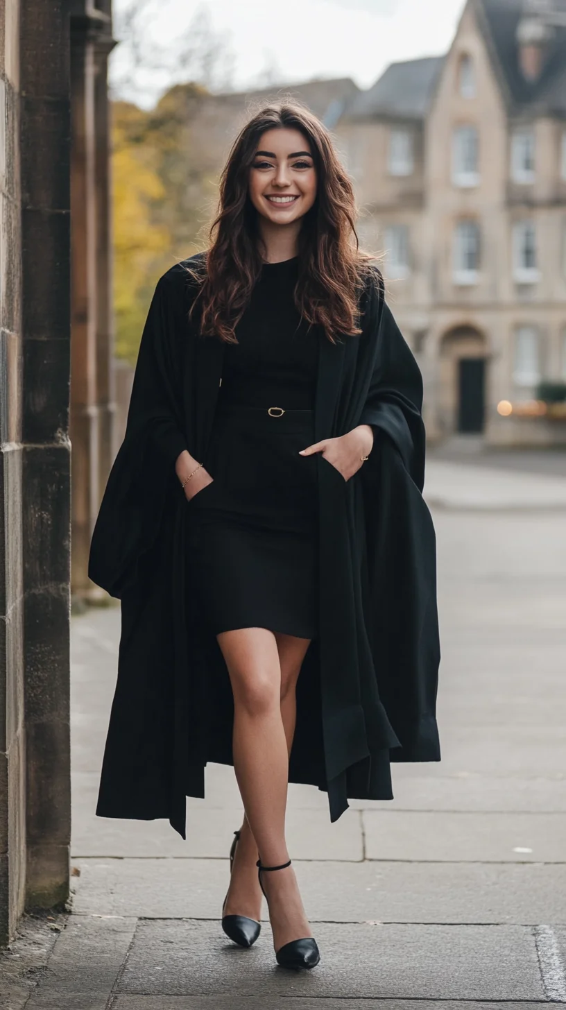 Elevate Your Elegance: The Timeless Chic of the Black Maxi Cape Look