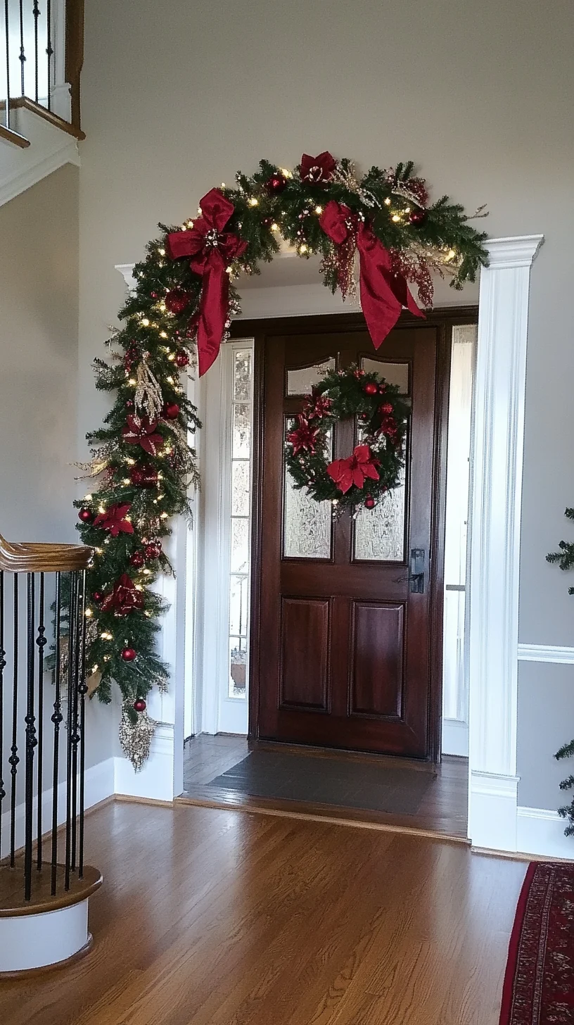 Elevate Your Entrance with Festive Elegance: A Holiday Welcome
