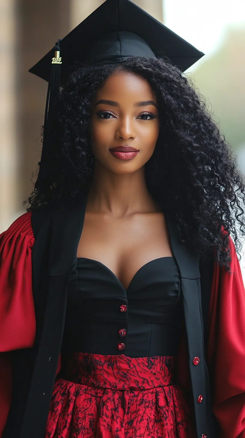 Elevate Your Graduation Look with Bold Color and Elegant Silhouettes