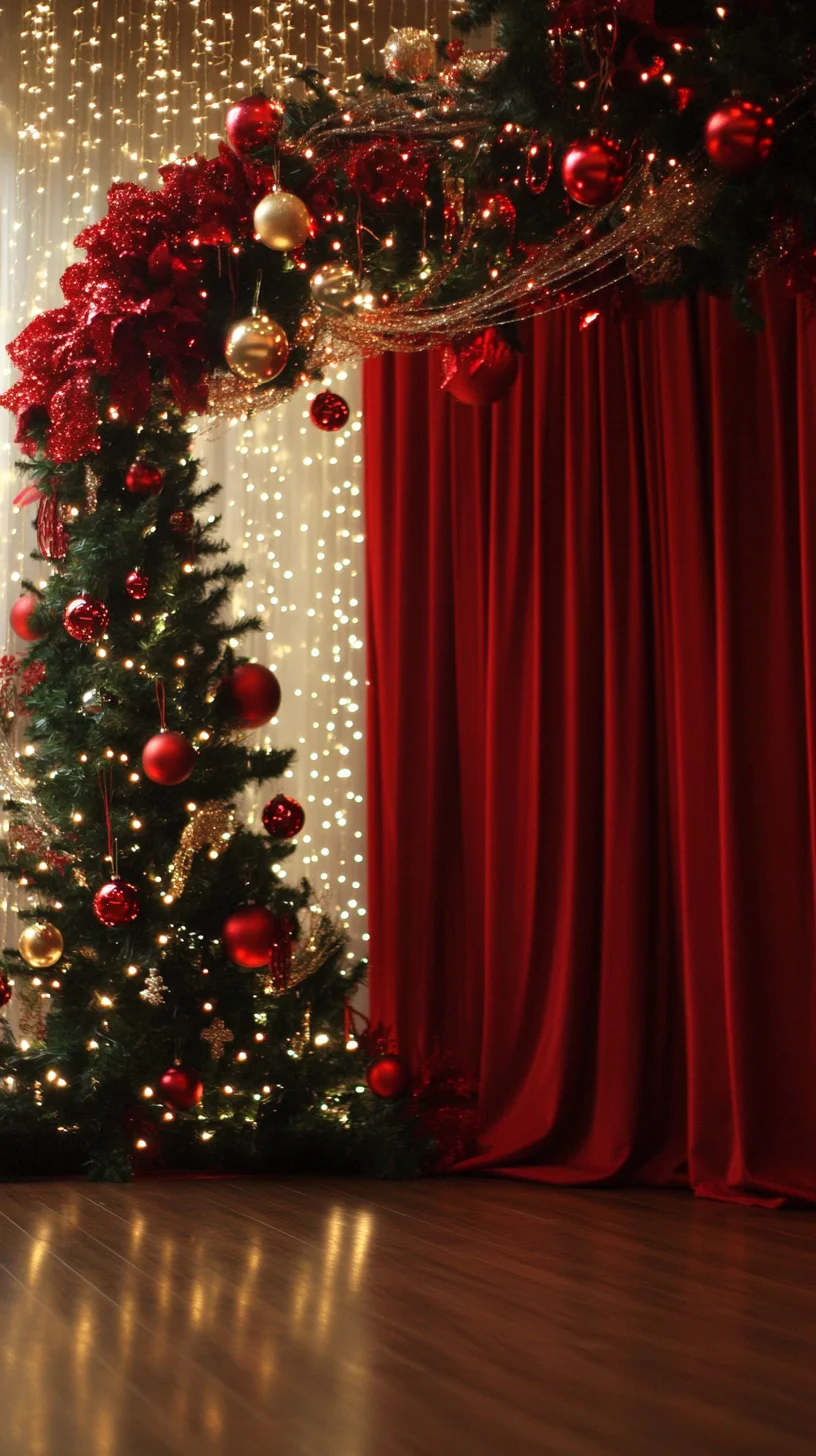 Elevate Your Holiday Spirit with a Glamorous Red and Gold Decor Style