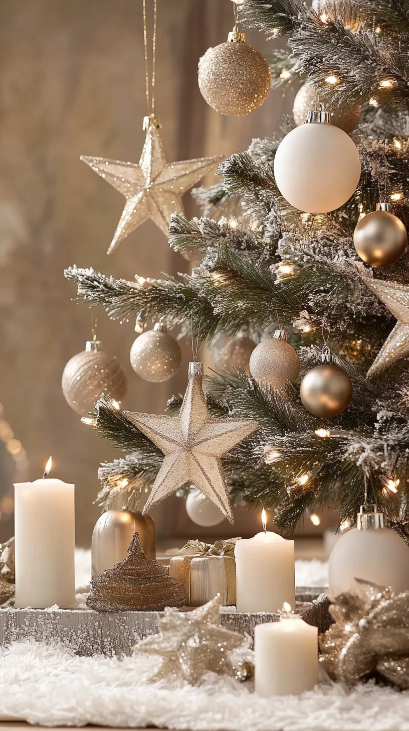 Elevate Your Holiday Spirit with Elegant Gold and White Decor