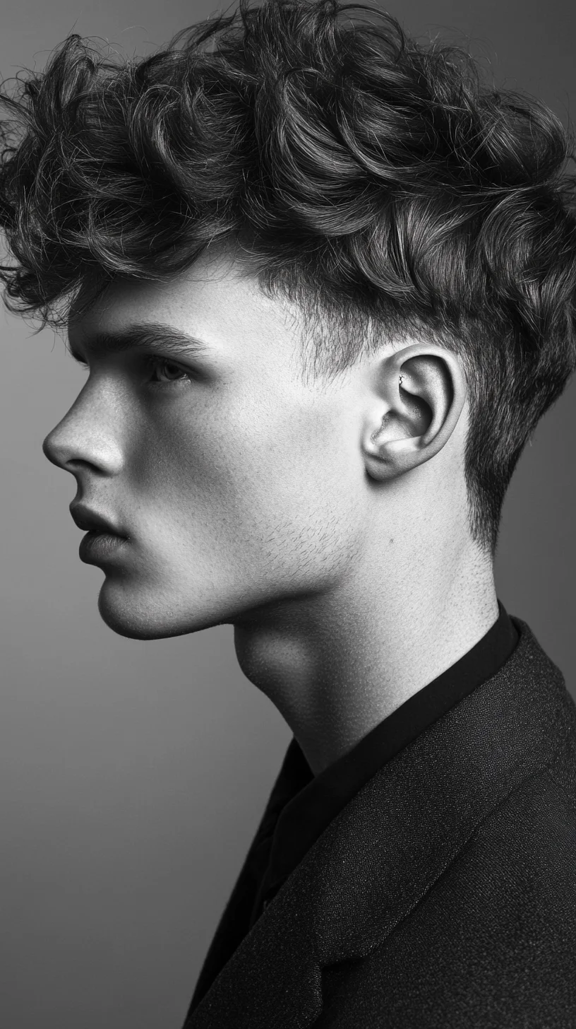 Elevate Your Look: Embrace Modern Sophistication with Textured Curly Hair