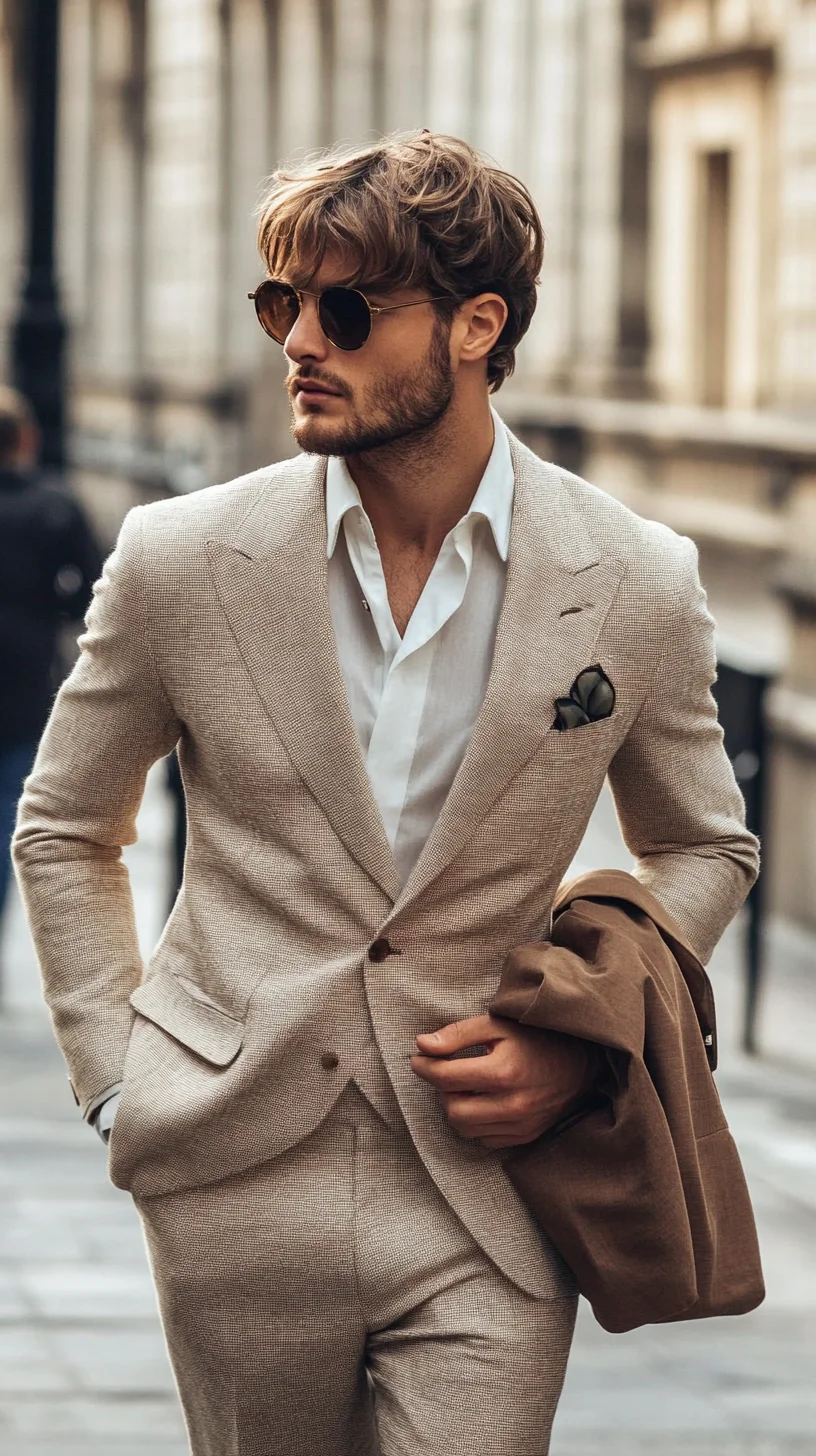 Elevate Your Look: Embrace the Effortless Sophistication of Light-Colored Suits