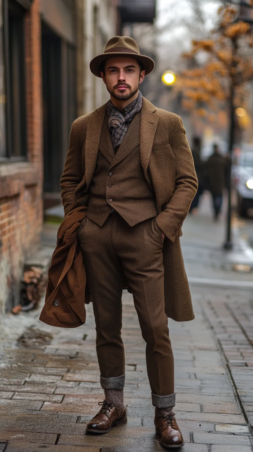 Elevate Your Look: Mastering the Refined Brown Suit Ensemble