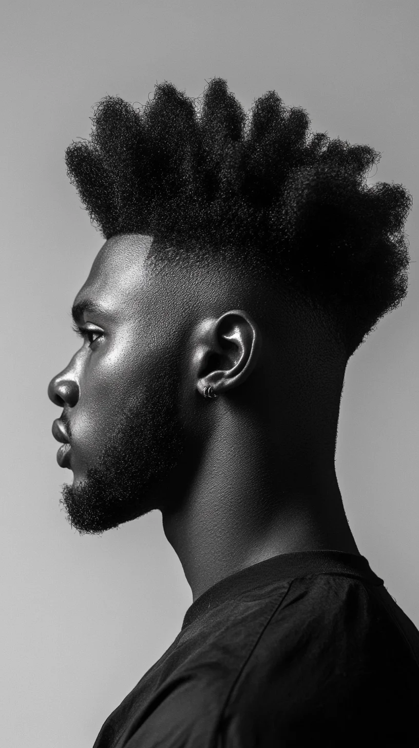 Elevate Your Look: The Bold Afro Fade for Modern Style