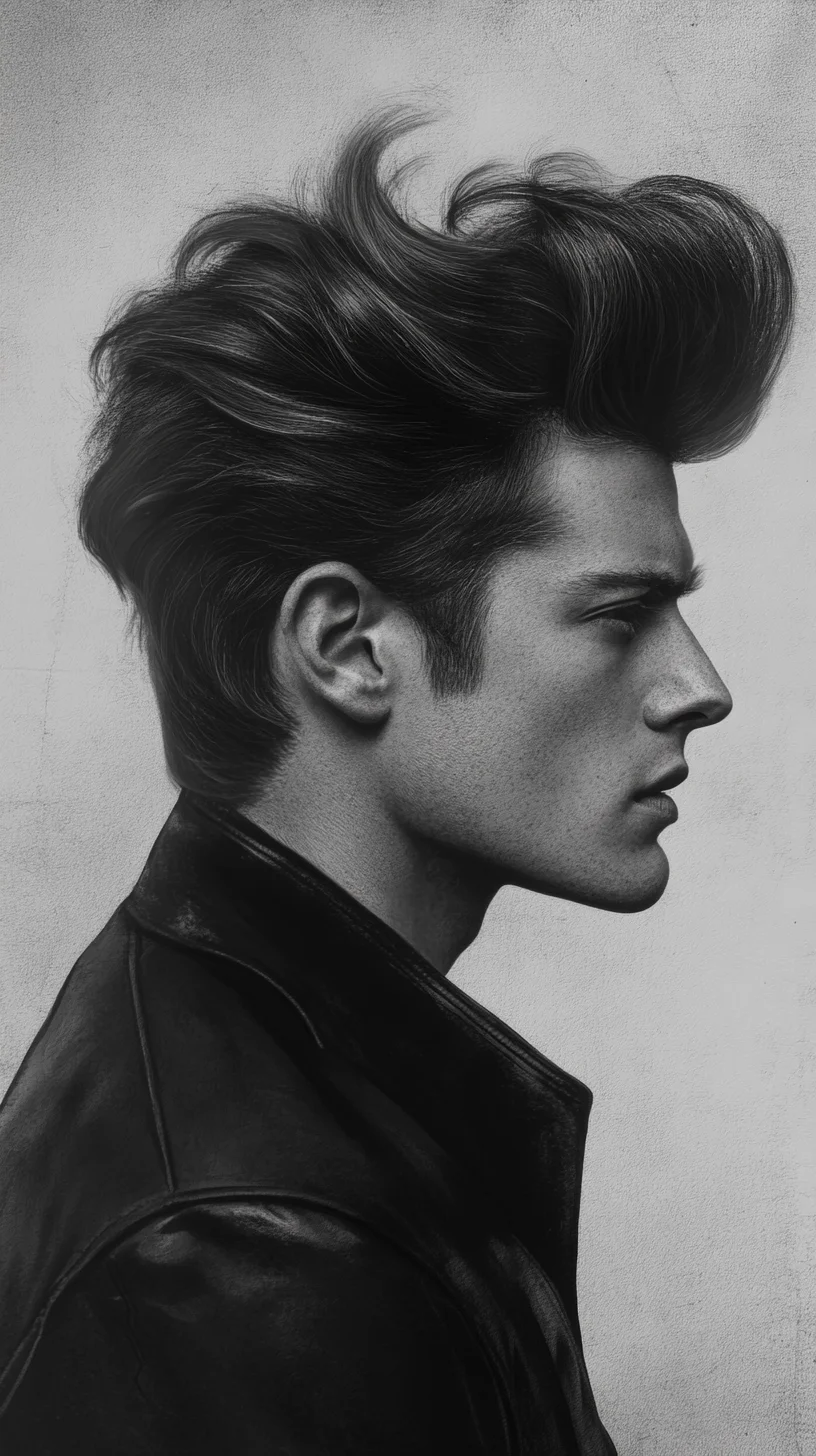 Elevate Your Look: The Bold Retro Pompadour for Modern Mavericks