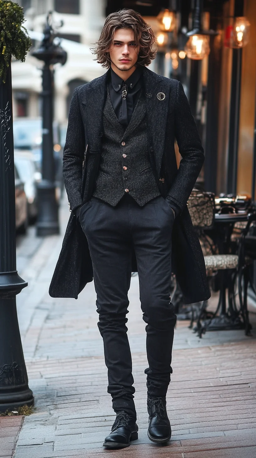 Elevate Your Look: The Modern dandy's Dark Elegance