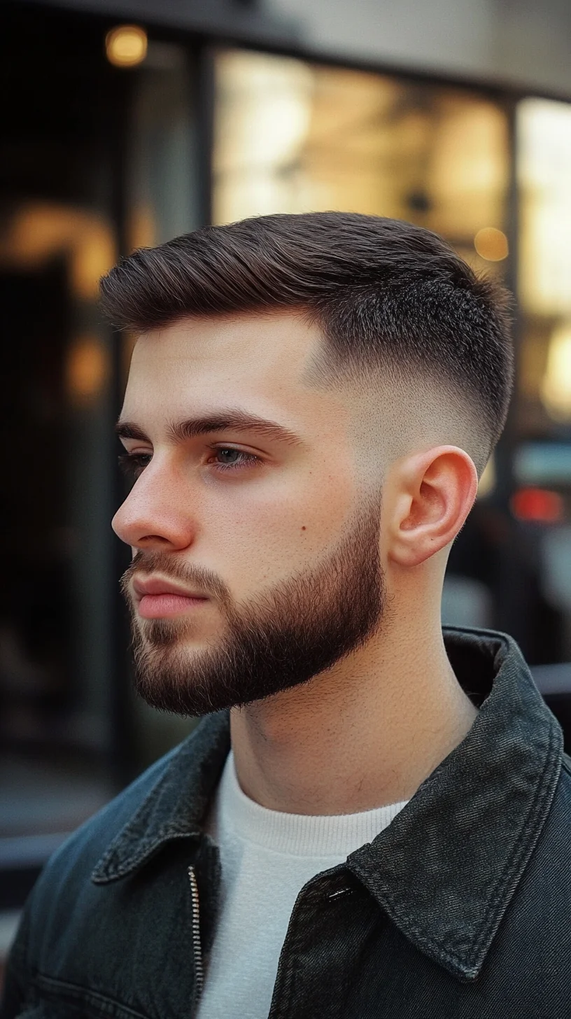 Elevate Your Look: The Modern Fade with Structured Style