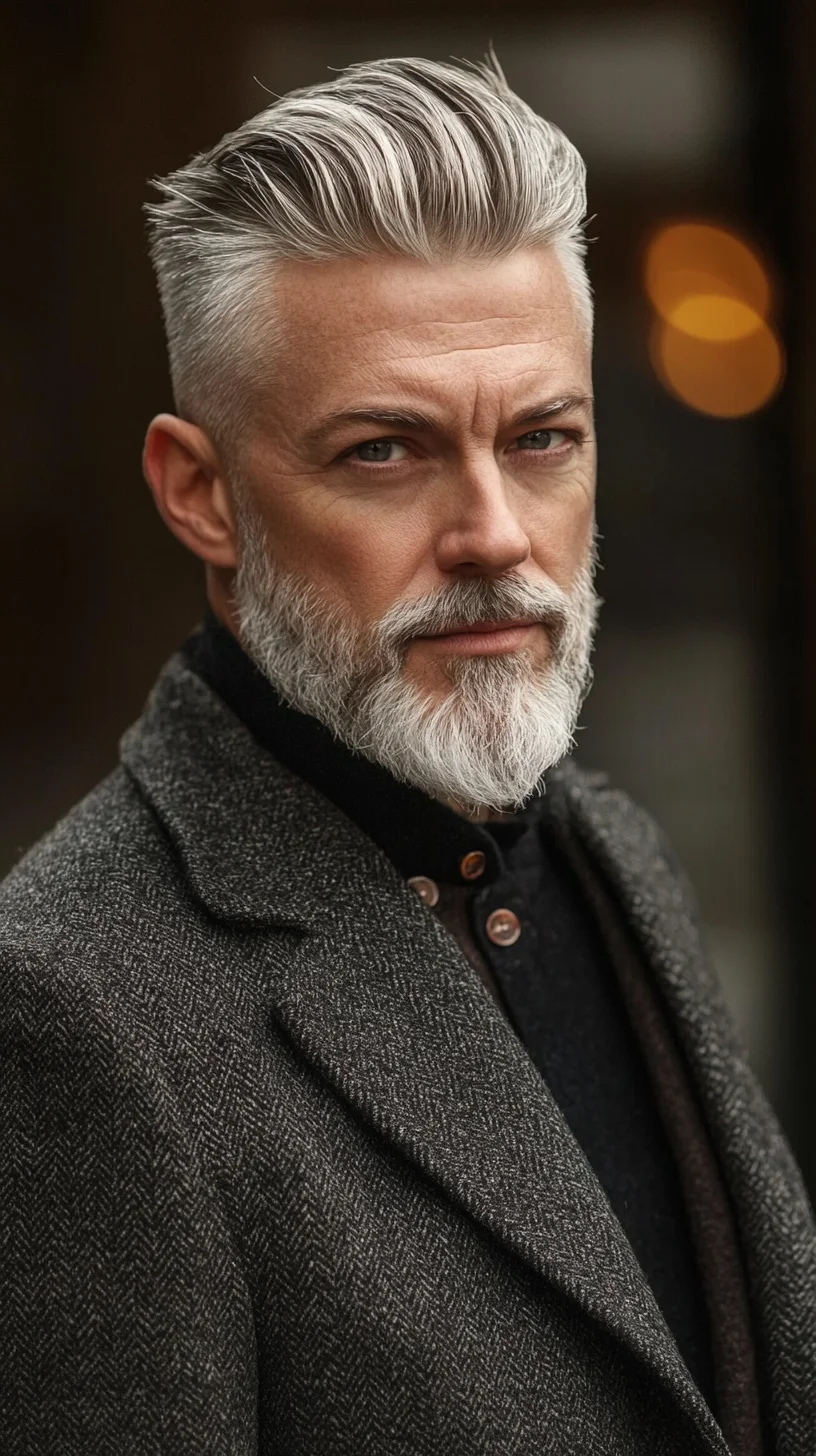 Elevate Your Look: The Timeless Appeal of Classic Grey Hair and Tailored Outerwear
