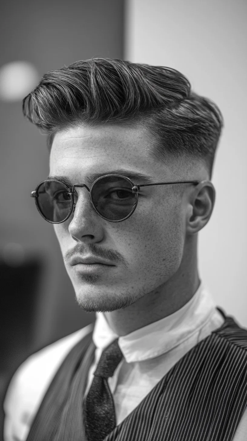 Elevate Your Look: The Timeless Elegance of the Classic Side-Parted Hairstyle