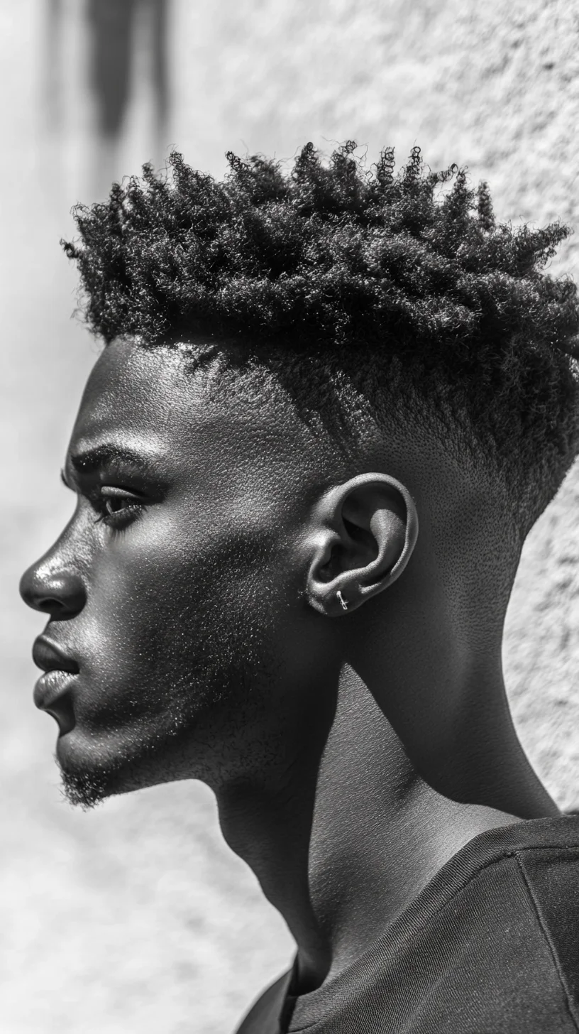 Elevate Your Look with a Bold High-Top Fade for Effortless Style